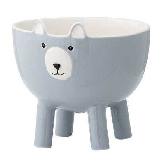 Jar Bear 2Tone  ジャー　ベア２トーン  φ13×H11cm