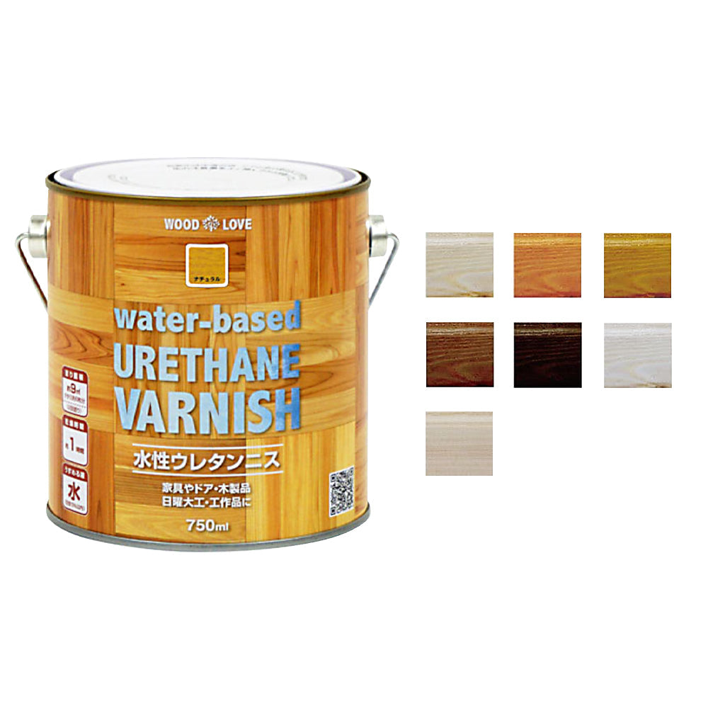 水性ウレタンニス water-based URETHANE VARNISH　750ml